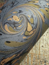 Image 4 of Hand marbled book-cloth - No.5