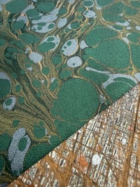 Image 4 of Hand marbled book-cloth - No.8
