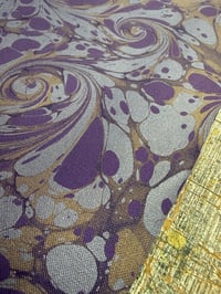 Image 4 of Hand marbled book-cloth - No.9