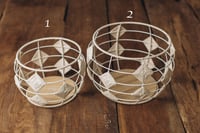 Round Macramee Basket