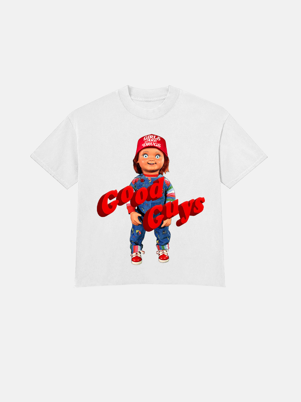 Image of GIRLS ARE DRUGS® x GOOD GUYS® TEE  - WHITE
