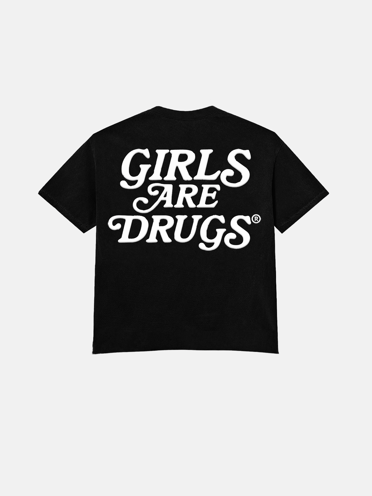 Image of GIRLS ARE DRUGS® x GOOD GUYS® TEE  - BLACK