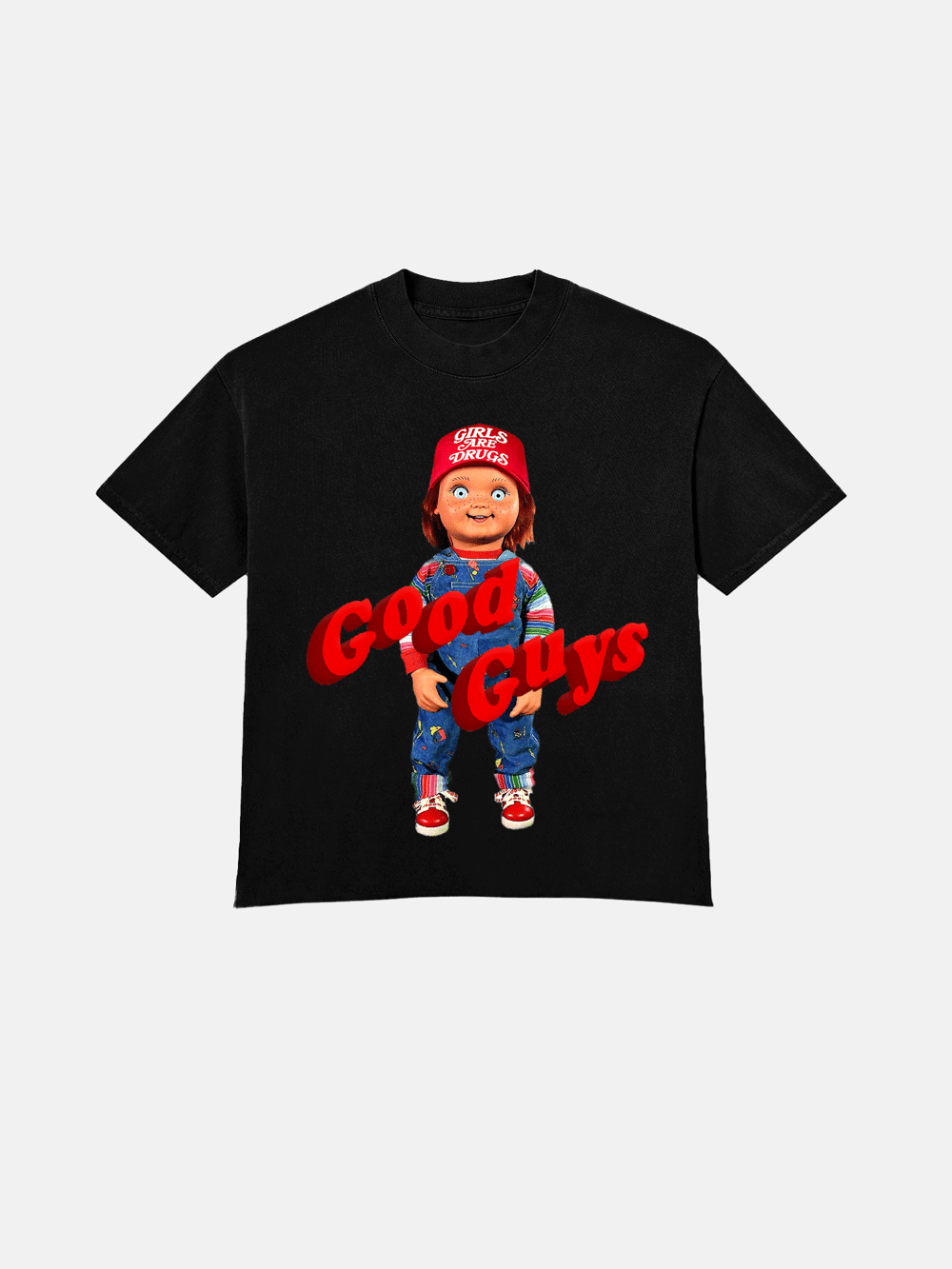 Image of GIRLS ARE DRUGS® x GOOD GUYS® TEE  - BLACK