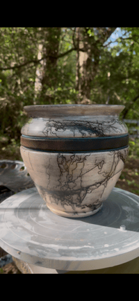 Image 3 of Turquoise Stirrup Vase