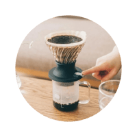 Image 1 of Hario V60 Switch + Coffee