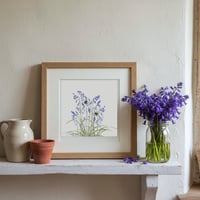 Image 4 of BLUEBELL  ART PRINT
