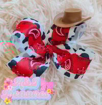 Western ribbon bow