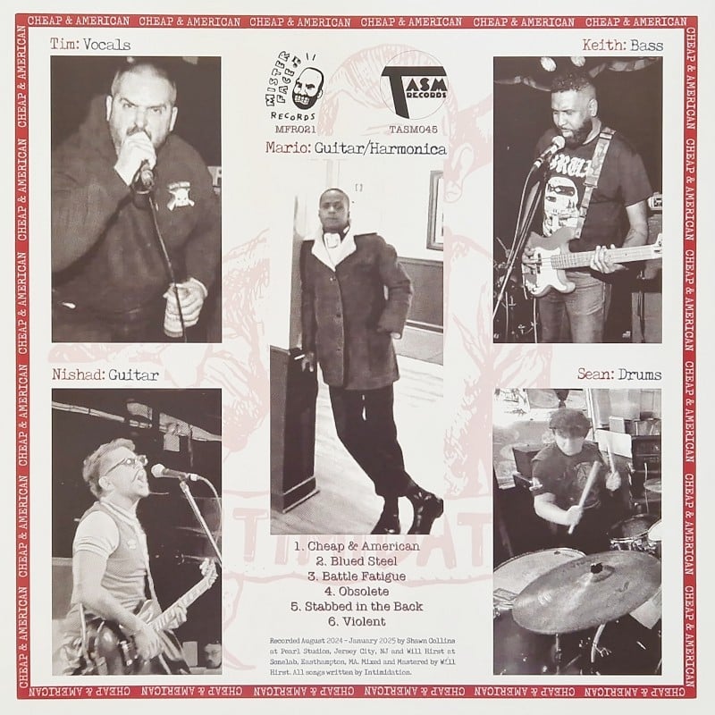 Intimidation - Cheap & American 12" EP