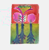 Image 2 of Man standing, woman sitting in front