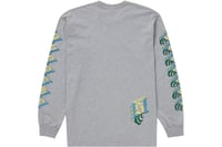 Image 2 of Supreme Strawberries L/S Tee Heather Grey