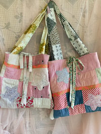 Image 1 of Vintage Quilt Tote Bag