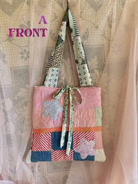 Image 2 of Vintage Quilt Tote Bag