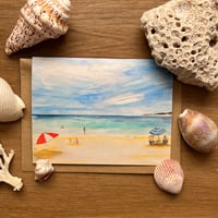 Greeting Card ''Turquoise bay #1''