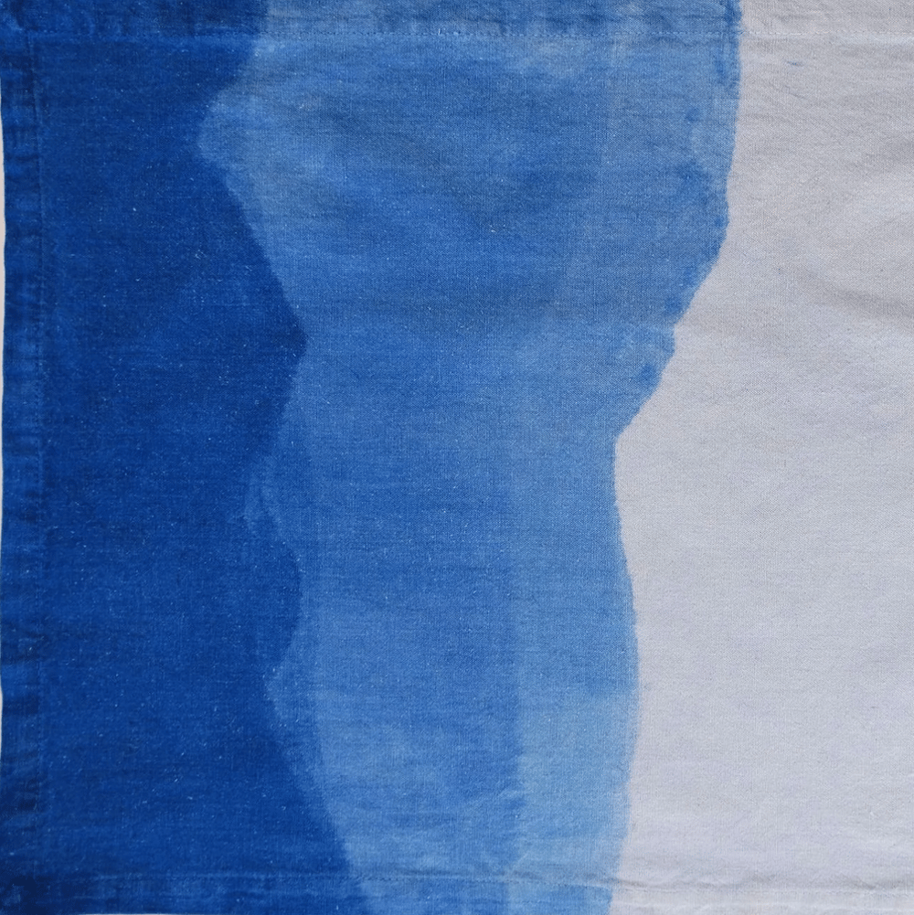 Image of Indigo Tea Towel - Dip Dye