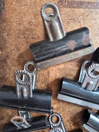 Image 2 of Vintage Metal Bulldog Clips – Set of 8