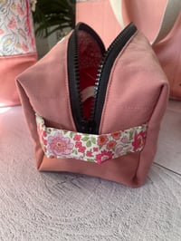 Image 4 of Luna-Trousse à projet taille S: Liberty et rose poudré
