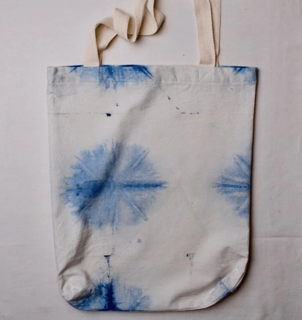Image of Indigo Shibori Tote Bag No.2