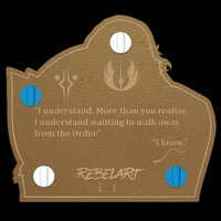 Image 2 of "There's No Going Back" Ahsoka Anakin pin Preorder