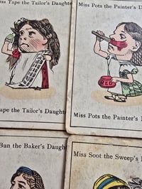 Image 3 of antique style illustrated occupational daughters cards