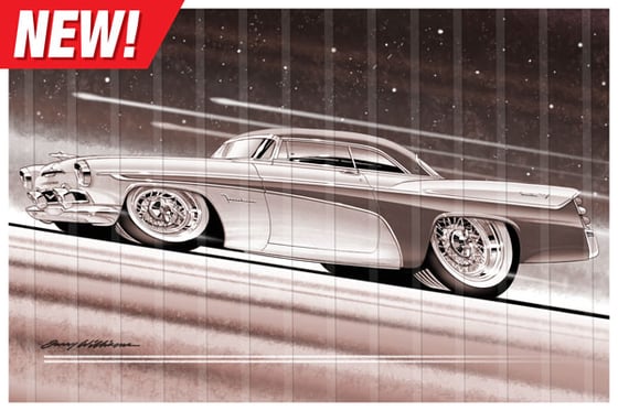 Image of NEW! "Star Gazer" '56 DeSoto Print: 18 x 12"