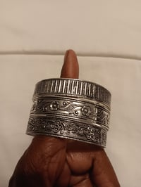 Image 6 of SET OF THREE STERLING SILVER BRACELETS