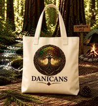 Image 2 of DANICANS 13” x 15” Canvas Tote Bag – Carry Purpose Everywhere