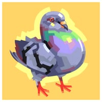 Image 2 of Pigeon - Signed 12"x12" Prints