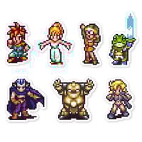 Image 1 of Chrono Trigger Sticker/Magnet Sets (7 Pieces)