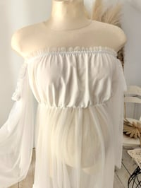 Image 3 of Photo prop | Tulle dress for photoshoot | Alexa | size universal | off white