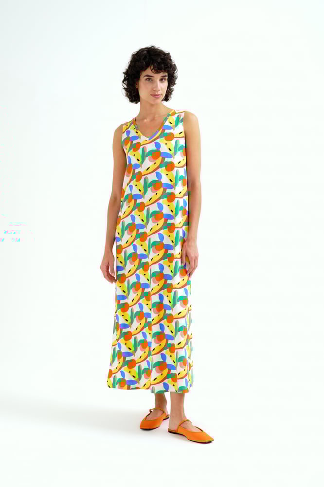 Image of Vestido largo Tutti Frutti