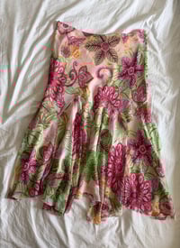 Image 1 of Vintage Y2K floral mermaid hem midi skirt 