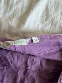 Image 3 of Vintage Y2K purple tiered maxi skirt with lace and ribbon