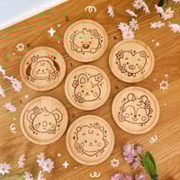Image 7 of BT21 Wood Coasters