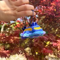 Image 4 of Blue Sea Slug Plush Keychain *PREORDER*