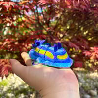 Image 1 of Blue Sea Slug Plush Keychain *PREORDER*