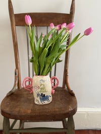 Image 2 of Clay; floating donkey vase