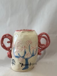Image 5 of Clay; floating donkey vase