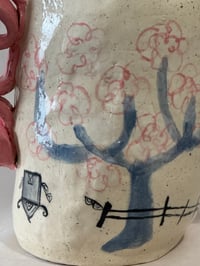 Image 11 of Clay; floating donkey vase