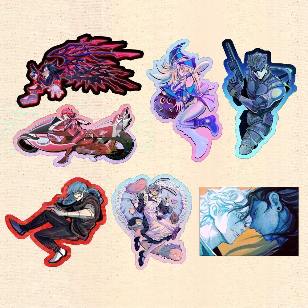 Large Holographic Stickers