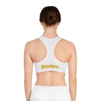Image 4 of Pittsburgh Steelers Sports Bra - Comfortable Athletic Wear, Game Day Essentials, Fitness Gear, Empow
