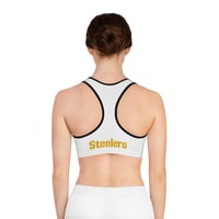 Image 8 of Pittsburgh Steelers Sports Bra - Comfortable Athletic Wear, Game Day Essentials, Fitness Gear, Empow