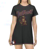 Image 4 of Detroit Tigers Baseball T-Shirt Dress, Sporty Dress, Fan Apparel, Gift for Sports Lovers, M-1098f8f0