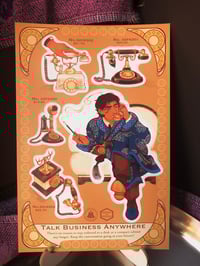 Talk Business Sticker Sheet