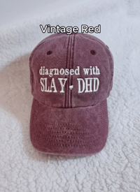 Image 1 of Diagnosed with SLAY - DHD Vintage Cap