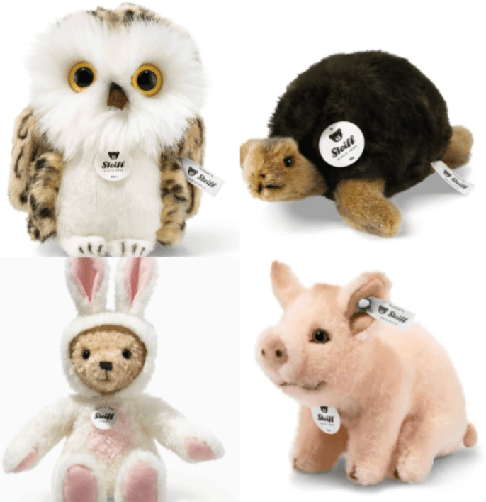 Small Steiff Plush Friends - Image 1 of 5