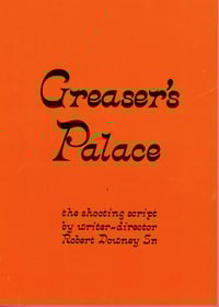Image 1 of Greaser's Palace: The Shooting Script