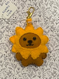Sonny the Lion Plush Keychain