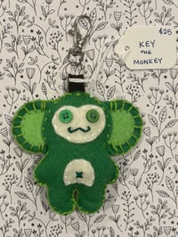 Key the Monkey Plush Keychain