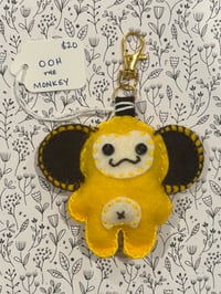 Ooh the Monkey Plush Keychain