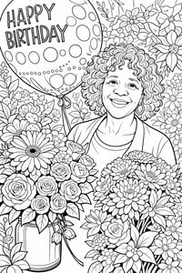 Image 3 of I will create a coloring book for you 